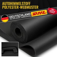 150CM W Langlebig Autohimmelstoff Dachhimmel FI-Technic Schwarz mit Schaum 3MM