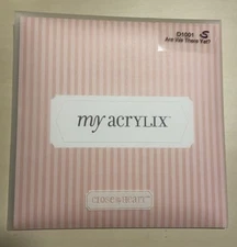 My Acrylix Close to my Heart “Are We There Yet?” Phrases, Words, Pre-Owned.