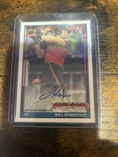 2026 Topps Series 1 Auto 1991 Will Robertson #91A-RDB White Sox RC