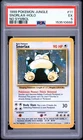 No Symbol Error Pokémon TCG Snorlax Unlimited Rare Holo Card 11/64 Jungle PSA 5