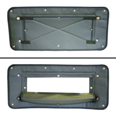 LAND ROVER DEFENDER RADIATOR MUFF DA2161BLACK | eBay UK