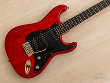 1980s Pgm Moon St-177 Vintage Superstrat Sss W/ Bartolini, Ash &amp; Ebony, Japan
