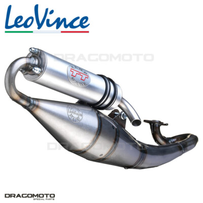 KYMCO SUPER 8 50 2T 2009-2013 Auspuffanlage Leovince Hand Made TT Zugelassen ...