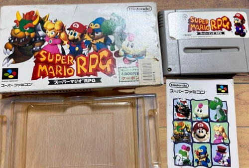 Super Mario RPG Super Famicom SFC Boxed + Manual From Japanese ver. Tested F/S