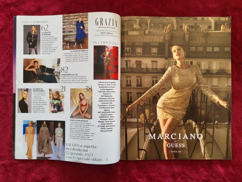 2842 GRAZIA 2023 3/4 ANNA FOGLIETTA VANESSA PARADIS ORNELLA VANONI FERRAGNI MODA - Photo 4 sur 24