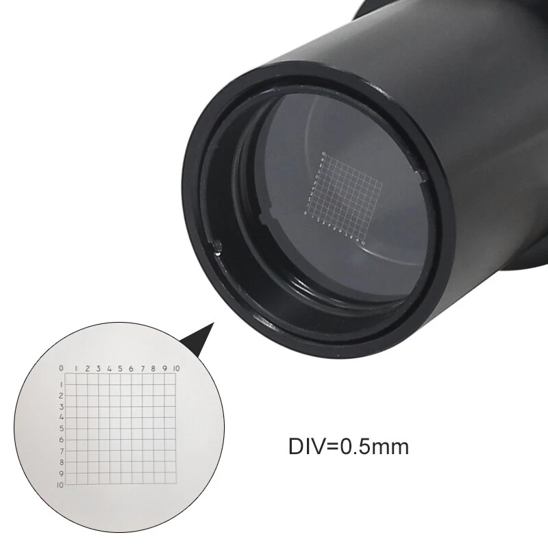 10x10 GRID Microscope Eyepiece Micrometer DIV 0.5mm Net Type Calibration Slide - Image 3 of 4