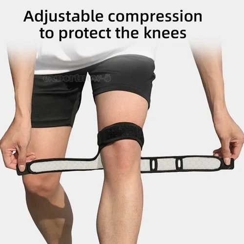 Patella Stabilizer Knee Support Strap Tendon Brace Pain Rellief Sport Warp Belt - Picture 15 of 32