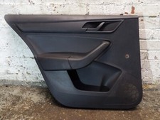 2016 SKODA RAPID S TSI 1.2 PETROL MK1 5DRS REAR LEFT SIDE DOOR CARD