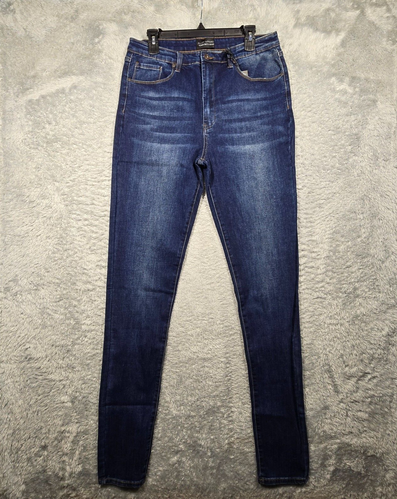 Alloy Apparel Jeans Womens 20x37 Tall Blue Denim Power Stretch High Rise
