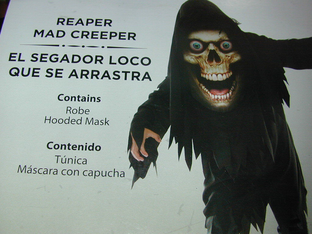 Fantasia de Reaper Masculino com Músculos - Men's Reaper Costume