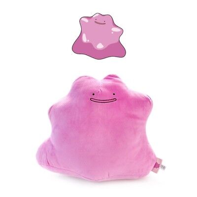 Official 15.7" 40Cm Ditto Cushion Licensed Pokemon Plush Toys Soft Stuffed Doll
