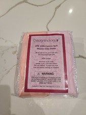 2 PK Crib Sheets, Baby Crib Sheets, Crib Sheets for Girls, Cotton Fitted Sheet