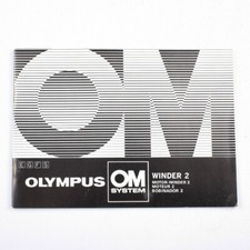 Olympus OM System - Motor Winder 2 Manual - Instruction Booklet