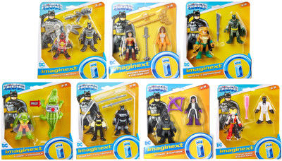 NEU OFFIZIELLE 7 CM DC IMAGINEXT FISHER PRICE SUPER FRIENDS SPIELZEUGFIGUREN 2,5 ZOLL