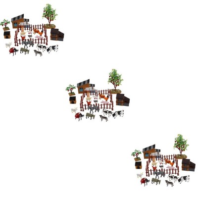  3 PCS Walspielzeug Tiermodell Tierfiguren Für Modellbau Tierfamilie Kleinkind