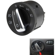 For Vw Jetta Golf GTI Passat Chrome CC Euro Headlight Fog Light Switch 10 Pins