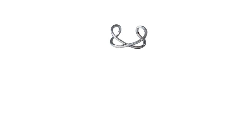 .925 Sterling Silver Toe Ring Dainty Design Adjustable One Size Fits All