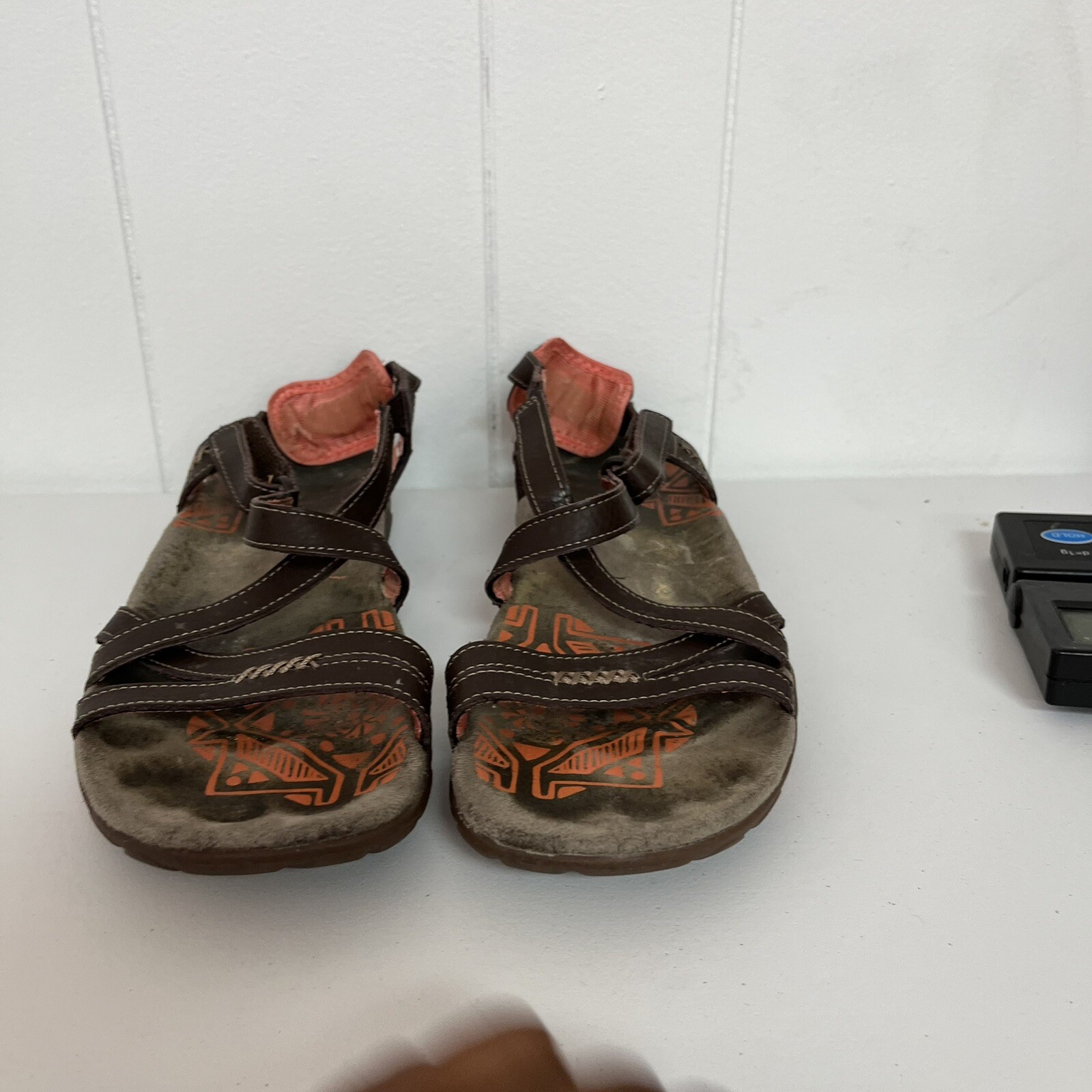 Sandali Merrell in pelle marrone cacao corallo J289634C donna taglia 9