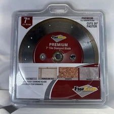 FlorCraft 7" Premium Tile Diamond Blade Cuts 3x Faster