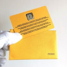 Разное warranty FENDI warranty tag certified