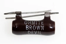Ohmite 7K ohm, 8 watt, 5% 1547 Brown Devil vitreous enameled resistor, Lot of 5