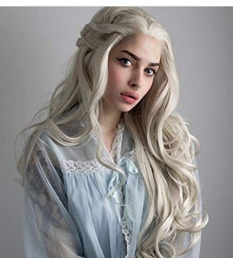 Blonde Wavy Beauty Lace Front Wig 24-26 inches!! | eBay