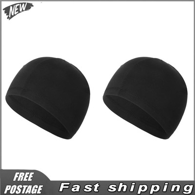 Quick Dry Helmet Cycling Cap Anti-UV Anti-Sweat Sports Hat for Bike (Black)
