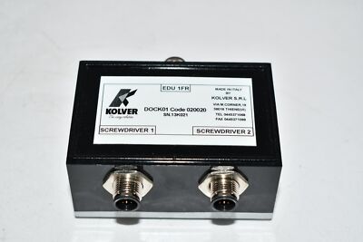 Kolver DOCK01 Dual Output Docking Station for EDU1FR, Unit Only 