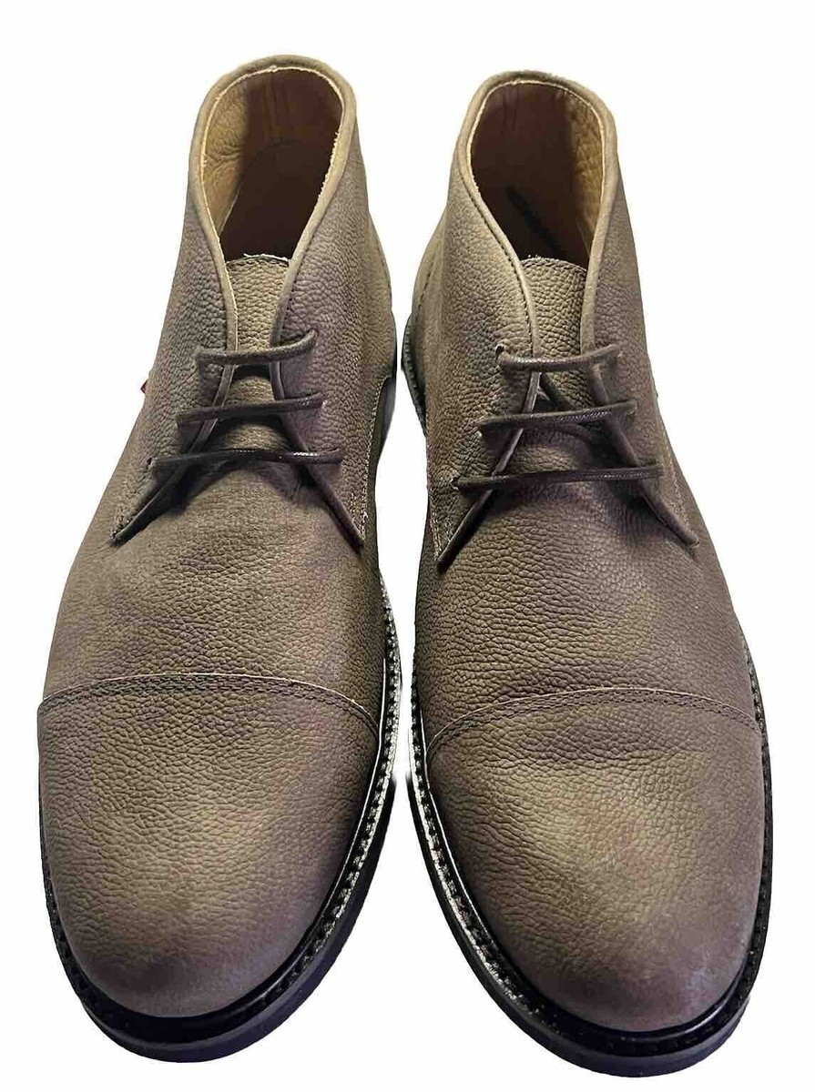 Marc Joseph Boots Mens 11 Lenox Hill Booties Brown Pebble Grainy Leather Lace Up Marc Joseph Mens Lenox Hill Brown Ankle Bootie Shoes Size 9  main image 2
