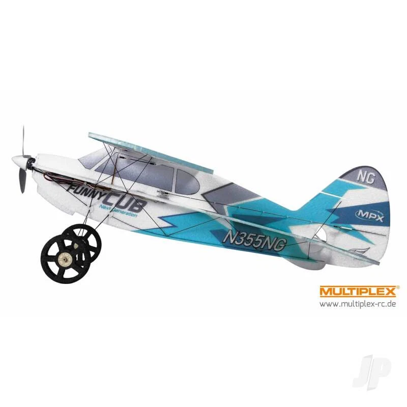 Multiplex FunnyCUB Indoor Edition NG Kit – Blue RC Model Plane - Image 2 of 2