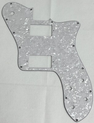 White Pearl For Fit Fender Squier Telecaster Deluxe PAF Style Guitar Pickguard