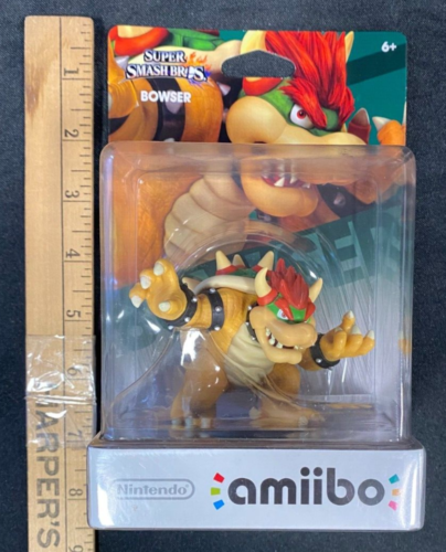 2014 Nintendo Amiibo Super Smash Bros Wii U Bowser Figure New Sealed (NH) - Afbeelding 1 van 2