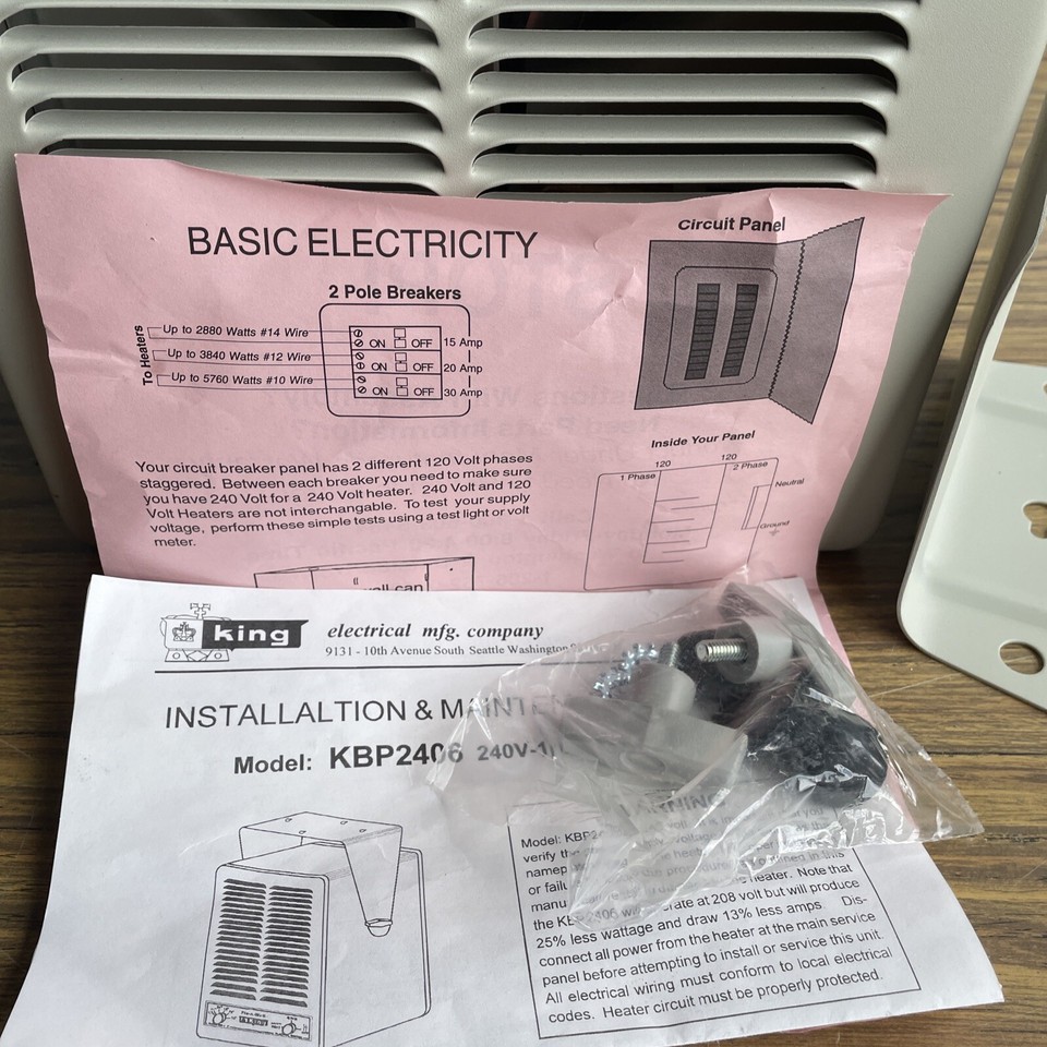 King Electric KBP2406 5700W Single Phase Unit New Without Box eBay