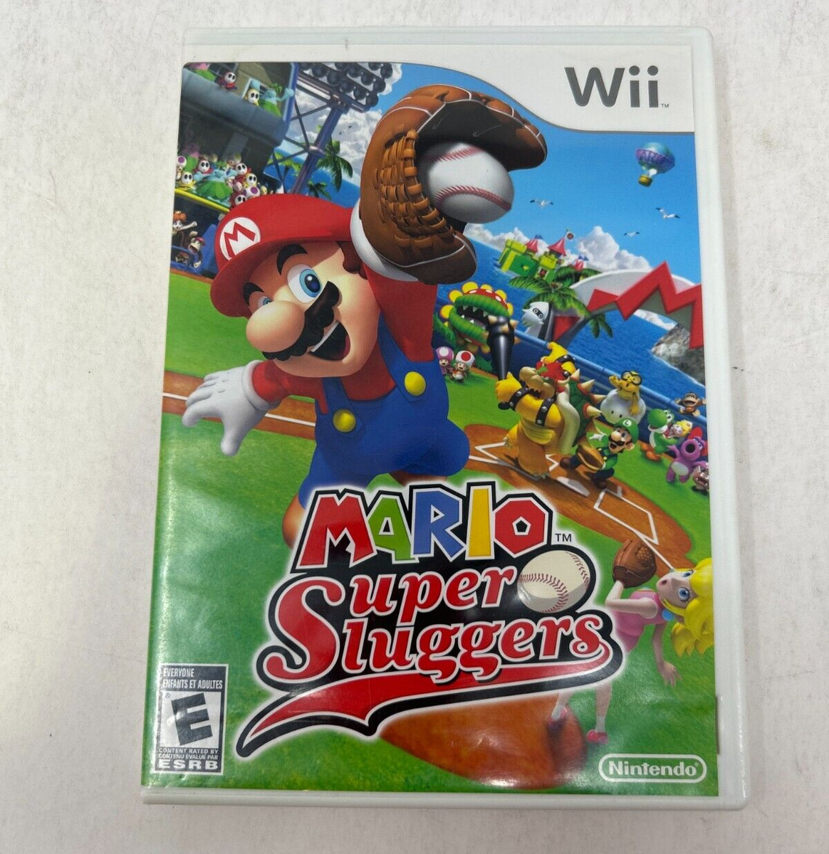 Manual Only) Mario Super Sluggers - Nintendo Wii Authentic Instruction  Booklet