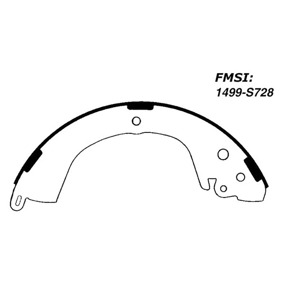 Juego de 2 pastillas de freno y zapatas de freno delanteras + traseras de cerámica para Mitsubishi Montero Sport Foto 3 de 4