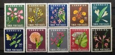 Timor Portugués. Yvert 269/78. 1950 Flores. MNH