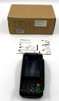 Dejavoo Z9 3.5'' VEGA3000 LCD POS Credit Card Terminal No Power Cord / Tested