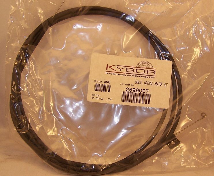 KYSOR 91 4/5” CABLE CONTROL ASSEMBLY 2599007 NEW With Eyelet KYSOR 91 4/5” CABLE CONTROL ASSEMBLY 2599007 NEW With Eyelet