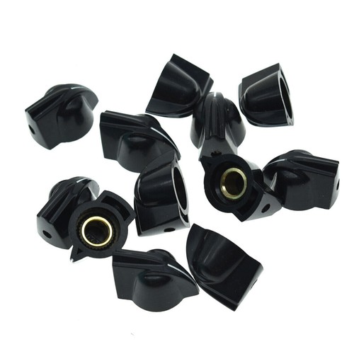 12-Pack 1/4" Vintage Raised Mini Chicken Head Knob AMP Effect Pedal Pots Knobs - Picture 7 of 49