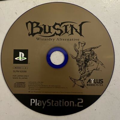 Busin: Wizardry Alternative - PlayStation PS2 NTSC-J JAPAN