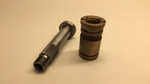 Angelus 1L816 Used Bronze Sleeve Separator Spindle Bearing with 3L856 Shaft