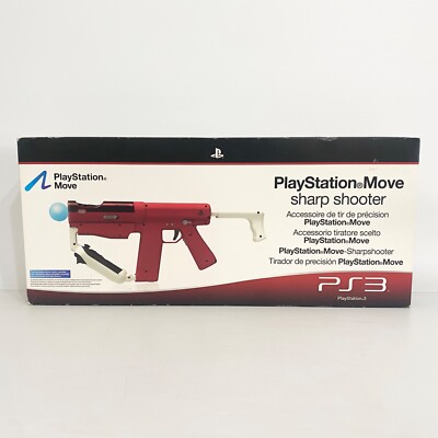 Sony Playstation PS Move Sharp shooter Light Gun + Box - VGC - PS3 - Free Post