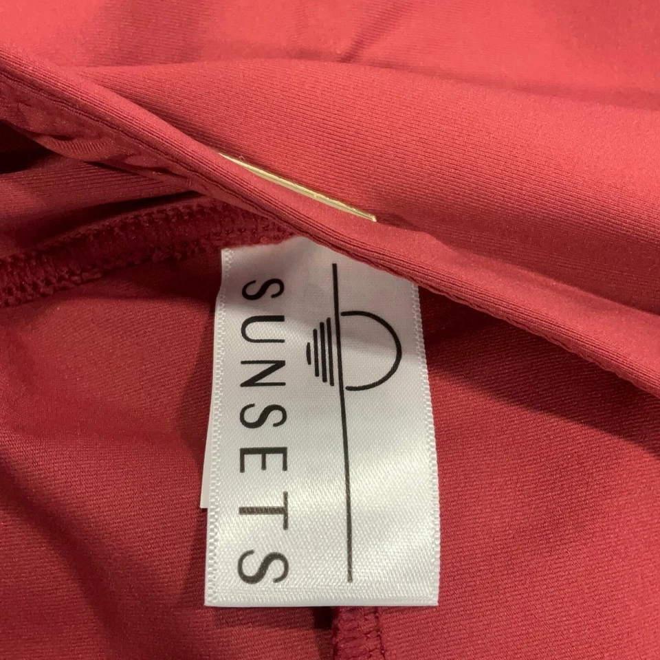 Falda deportiva de natación Sunsets para mujer parte inferior borgoña frente plano talla XL Foto 4 de 4