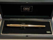 Cross Century Classic 10k Gold Filled Fountain Pen Solid 14kt F Nib NEW IN BOX