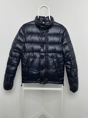 Burberry Brit Down Jacket Navy Blue Nova Check Size XS/S Men | eBay