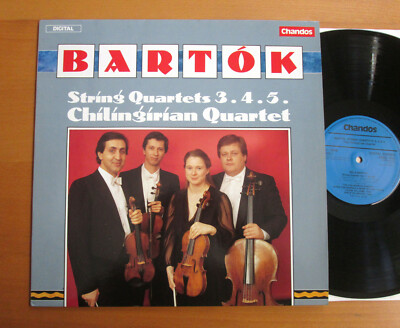 ABRD 1323 Bartok String Quartet 3 4 5 Chilingirian Quartet NEAR MINT Chandos LP