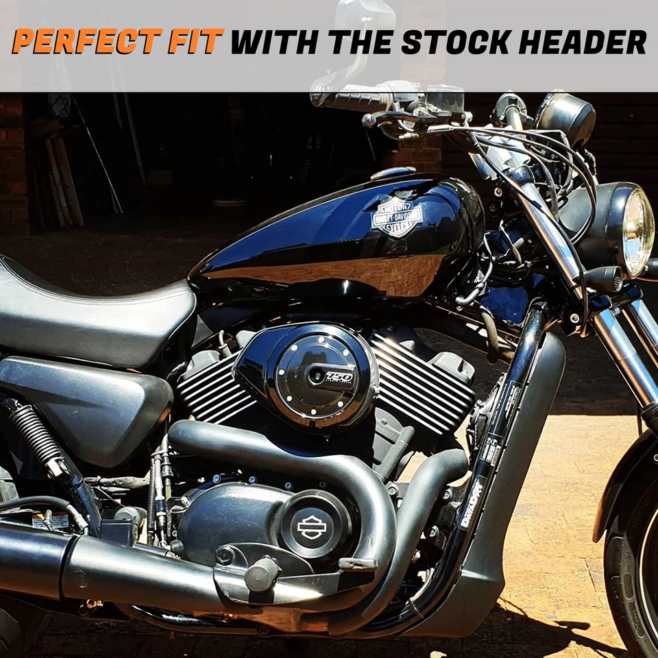 Escape antideslizante SHARKROAD 4" para Harley Street 500/750/Street Rod (2015-2020) Foto 3 de 4