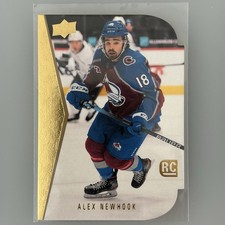 Alex Newhook 2021-22 Upper Deck Hockey #RDT-4 Rookie Tribute Die-Cut Avalanche