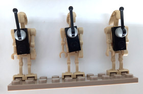 LEGO Star Wars Lot of 20 Battle Droids sw0001 w/ Custom Radio Backpacks Set 7662