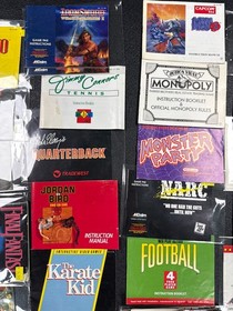 NES Manual Lot
